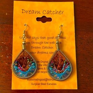 Dream catcher earrings